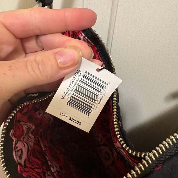 Vera Bradley Vivian Hobo Bag in Havana Dots - Picture 6 of 8